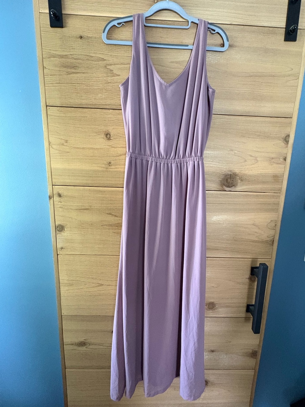 Show Me Your MuMu Mauve V-Neck Maxi Dress